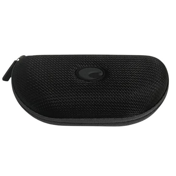 Costa Clamshell Zip Closure Sunglasses Hard Case Black With Black “C” Logo - Picture 1 of 7